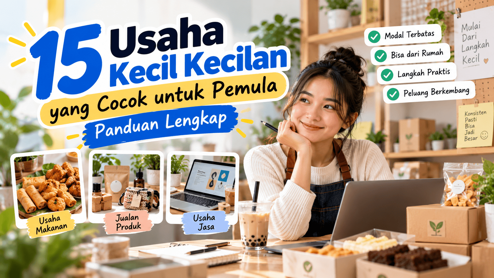 Usaha kecil kecilan yang cocok untuk pemula: 15 Panduan